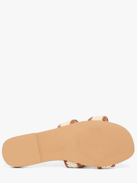 Slippers Steve madden Beige women 11005344 ander zicht 4